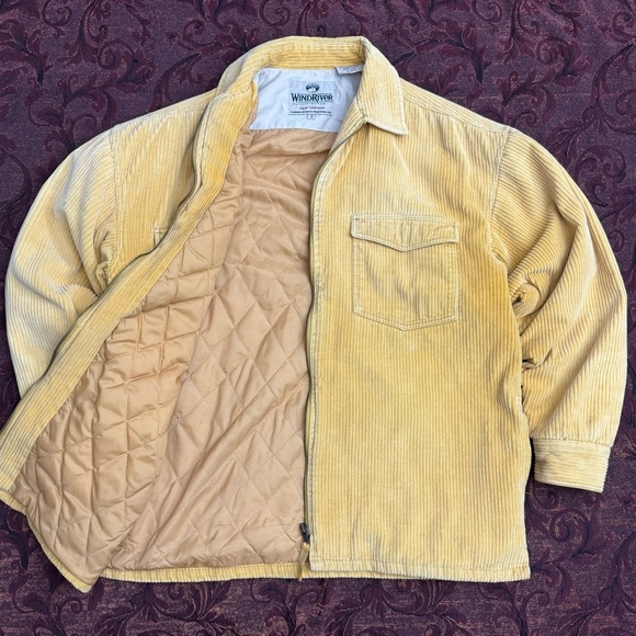 90s WindRiver Corduroy Quilt Lined Jacket - Picture 2 of 6